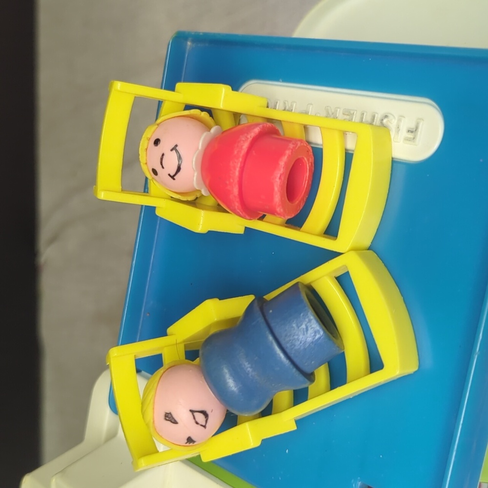 #11- Vintage Fisher Price‎ Little People 1972 #985 Happy House Boat + Figures - Picture 4 of 11